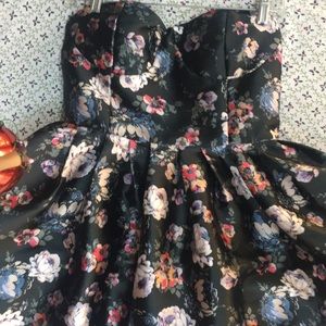 Floral cocktail dress